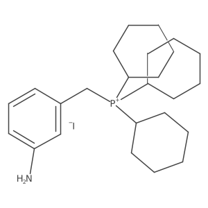 (3-Aminobenzyl)tricyclohexylphosphonium iodide Structure