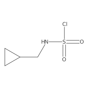 (Cyclopropylmethyl)sulfamoyl Chloride Structure