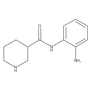 N-(2-Aminophenyl)piperidine-3-carboxamide结构式