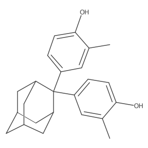2,2-Bis-(4-hydroxy-3-methylphenyl)adamantane Structure