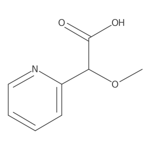 (RS)-Methoxy-pyridin-2-yl-acetic acid结构式