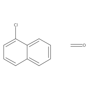 1-Chloronaphthalene;formaldehyde Structure