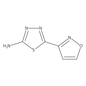 5-(1,2-Oxazol-3-yl)-1,3,4-thiadiazol-2-amine Structure