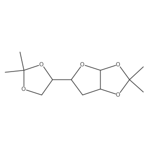 (3AR,5S,6aR)-5-((S)-2,2-dimethyl-1,3-dioxolan-4-yl)-2,2-dimethyltetrahydrofuro[2,3-d][1,3]dioxole结构式