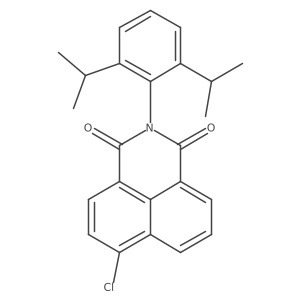 4-chloro-N-(2,6-diisopropylphenyl)naphthalene-1,8-dicarboximide结构式