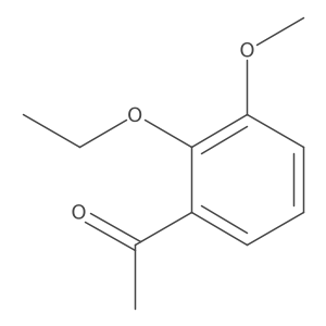 1-(2-Ethoxy-3-methoxyphenyl)ethan-1-one结构式