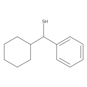 Cyclohexyl(phenyl)methanethiol Structure