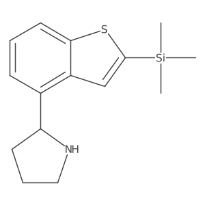 2-[2-(Trimethylsilyl)benzo[b]thien-4-yl]pyrrolidine Structure