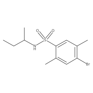 [(4-Bromo-2,5-dimethylphenyl)sulfonyl](methylpropyl)amine Structure