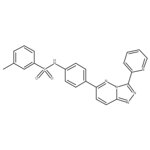 3-methyl-N-(4-(3-(pyridin-2-yl)-[1,2,4]triazolo[4,3-b]pyridazin-6-yl)phenyl)benzenesulfonamide Structure