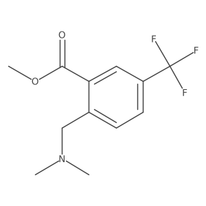 Benzoic acid,2-[(dimethylamino)methyl]-5-(trifluoromethyl)-,methyl ester Structure