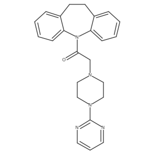 5-[(4-pyrimidin-2-ylpiperazin-1-yl)acetyl]-10,11-dihydro-5H-dibenzo[b,f]azepine Structure
