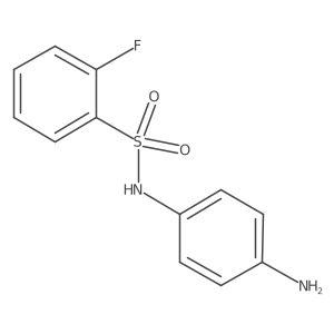 N-(4-Aminophenyl)-2-fluorobenzenesulfonamide Structure