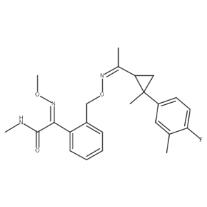 CNC(=O)C(=NOC)c1ccccc1CON=C(C)C1CC1(C)c1ccc(F)c(C)c1结构式