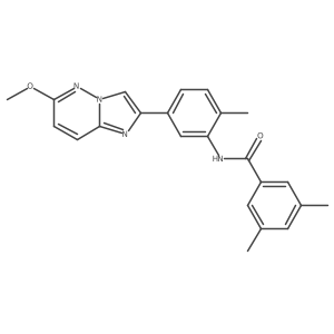 N-(5-(6-methoxyimidazo[1,2-b]pyridazin-2-yl)-2-methylphenyl)-3,5-dimethylbenzamide Structure