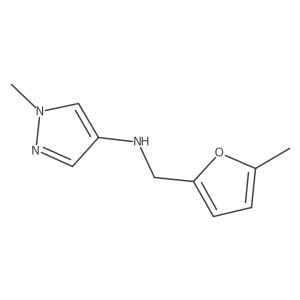 1-Methyl-N-((5-methylfuran-2-yl)methyl)-1H-pyrazol-4-amine Structure