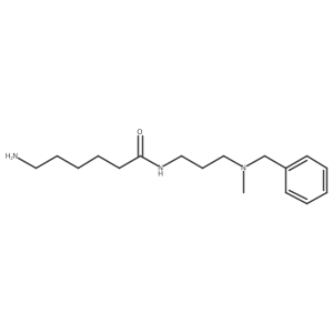 6-Amino-N-[3-[methyl(phenylmethyl)amino]propyl]hexanamide Structure