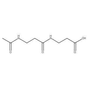 3-(3-Acetamidopropanamido)propanoicacid Structure