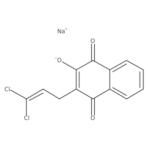 Dichloroallyl lawsone sodium Structure