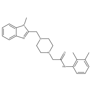 N-(2,3-dimethylphenyl)-2-(4-((1-methyl-1H-benzo[d]imidazol-2-yl)methyl)piperazin-1-yl)acetamide Structure
