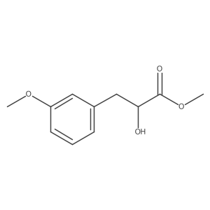 Methyl 2-hydroxy-3-(3-methoxyphenyl)propanoate Structure