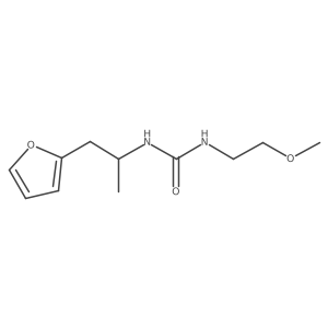 1-[1-(Furan-2-yl)propan-2-yl]-3-(2-methoxyethyl)urea Structure