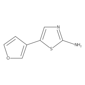 5-(Furan-3-yl)thiazol-2-amine Structure