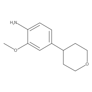 2-Methoxy-4-(tetrahydro-2h-pyran-4-yl)aniline Structure