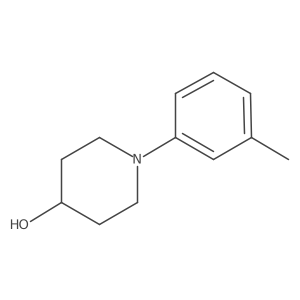 1-(3-Methylphenyl)piperidin-4-ol Structure