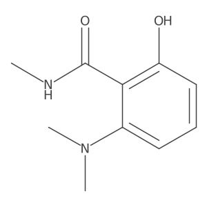 2-(Dimethylamino)-6-hydroxy-N-methylbenzamide Structure