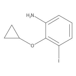 2-Cyclopropoxy-3-iodoaniline Structure