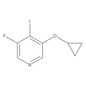 3-Cyclopropoxy-5-fluoro-4-iodopyridine Structure