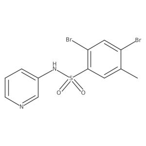 [(2,4-Dibromo-5-methylphenyl)sulfonyl]-3-pyridylamine Structure