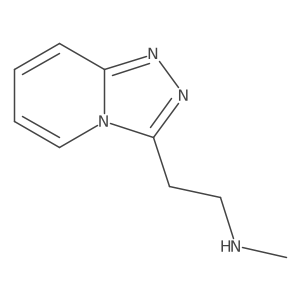 Methyl(2-{[1,2,4]triazolo[4,3-a]pyridin-3-yl}ethyl)amine结构式