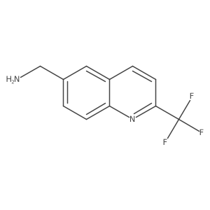 [2-(Trifluoromethyl)quinolin-6-YL]methylamine Structure