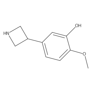 5-(Azetidin-3-yl)-2-methoxyphenol结构式