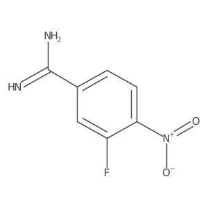 3-Fluoro-4-nitro-benzamidine Structure