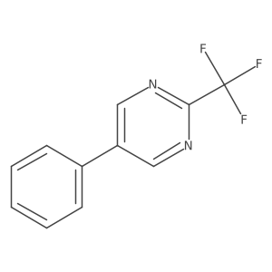 2-(Trifluoromethyl)-5-phenylpyrimidine结构式
