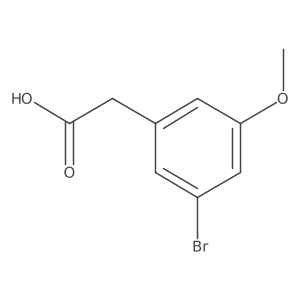 2-(3-Bromo-5-methoxyphenyl)acetic acid Structure
