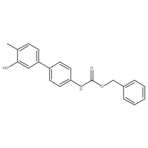 5-(4-Cbz-Aminopheny)-2-methylphenol结构式