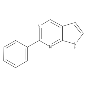2-phenyl-7H-pyrrolo[2,3-d]pyrimidine结构式