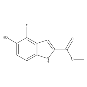methyl 4-fluoro-5-hydroxy-1H-indole-2-carboxylate Structure
