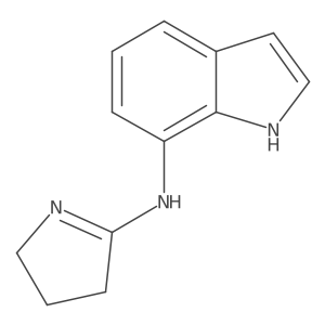 N-(3,4-dihydro-2H-pyrrol-5-yl)-1H-indol-7-amine Structure