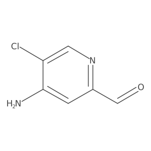 4-Amino-5-chloropyridine-2-carbaldehyde结构式