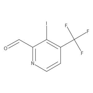 3-Iodo-4-(trifluoromethyl)picolinaldehyde Structure