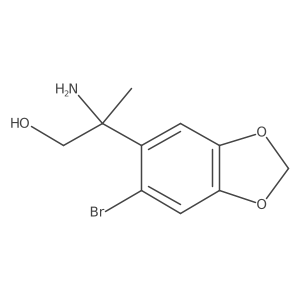 2-Amino-2-(6-bromo-1,3-dioxaindan-5-yl)propan-1-ol Structure