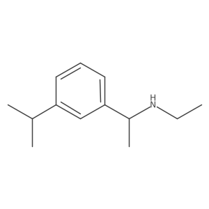 Benzenemethanamine, N-ethyl-I+/--methyl-3-(1-methylethyl)- Structure