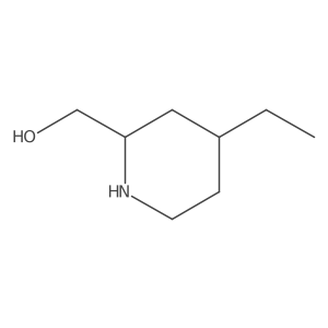 (4-Ethylpiperidin-2-yl)methanol结构式