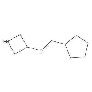 3-(Cyclopentylmethoxy)azetidine Structure