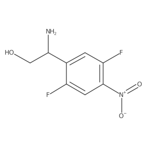 (2S)-2-amino-2-(2,5-difluoro-4-nitrophenyl)ethan-1-ol Structure